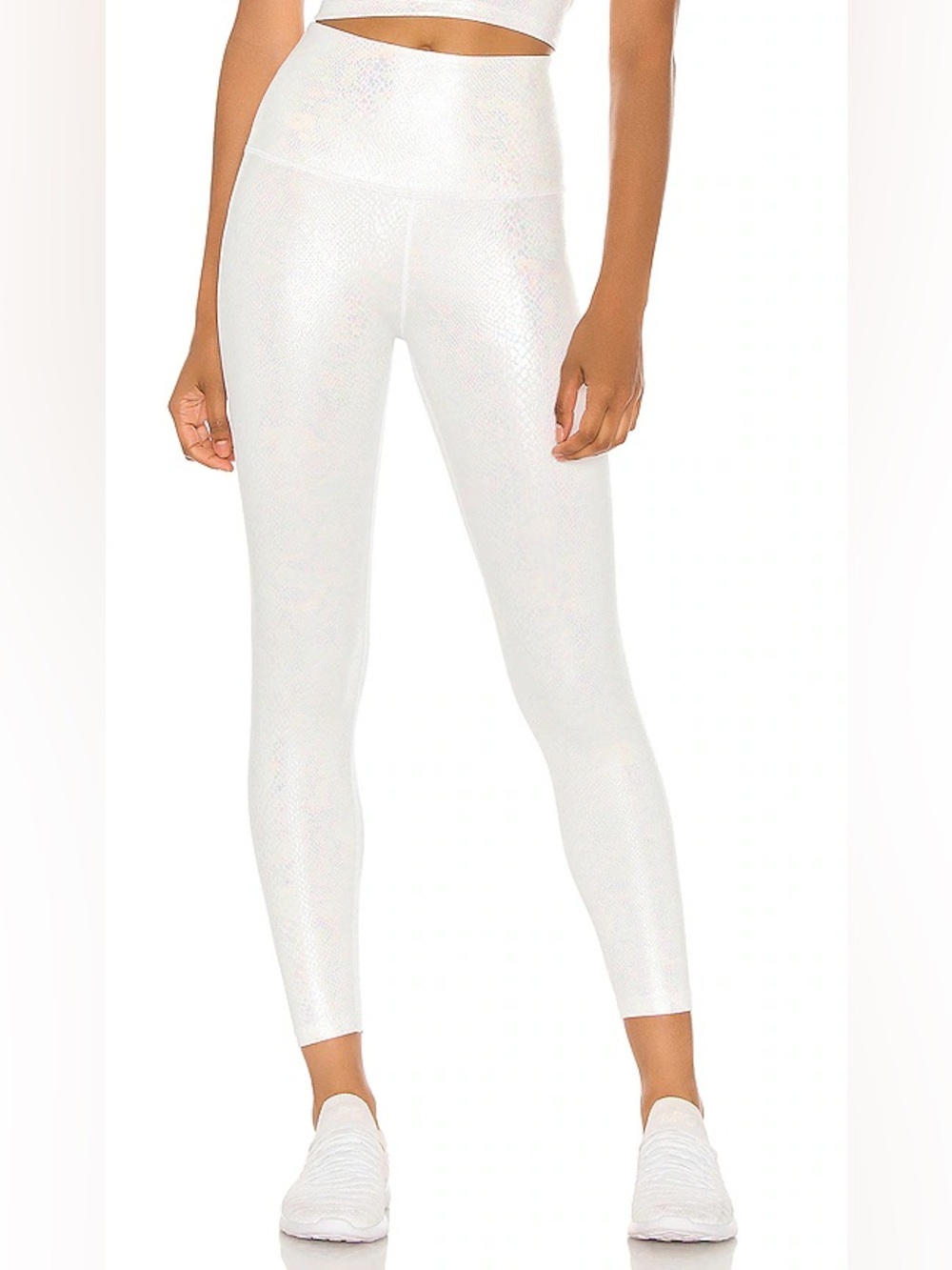 Beyond Yoga White Viper Leggings Size M